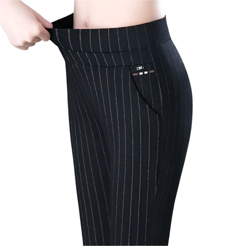 Damesbroek Hoge Taille Elastisch Ademend Materiaal Aansluitend 1