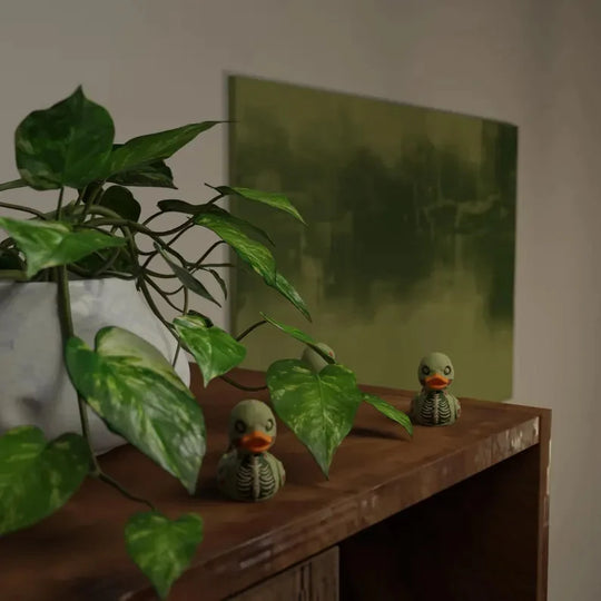 Decor de Halloween cu rață în stil suprarealist 2