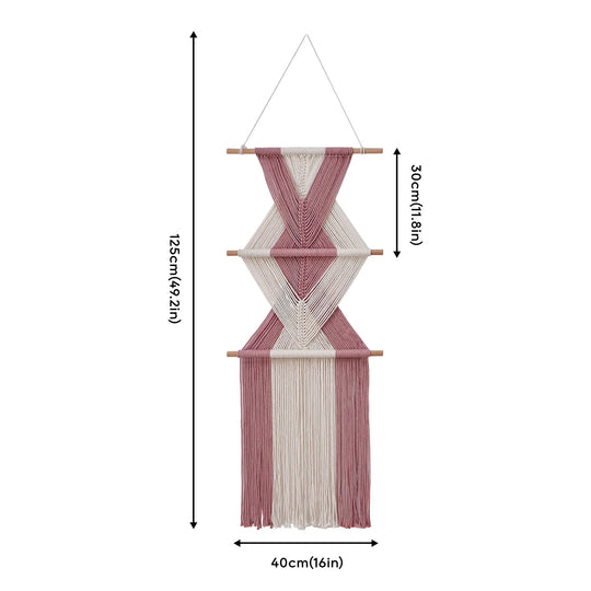 Decor de perete macramé pentru casă stil boem 0