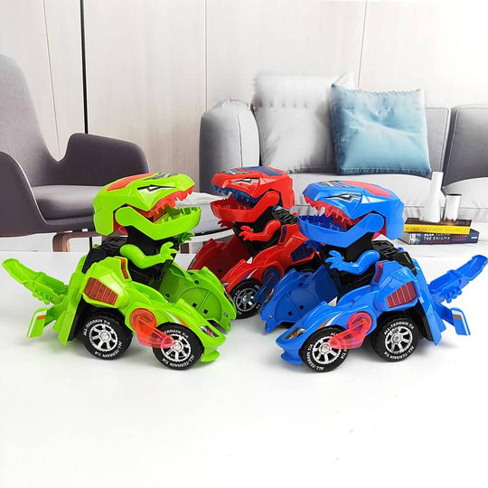 Dinozaur Led Transformabil Auto