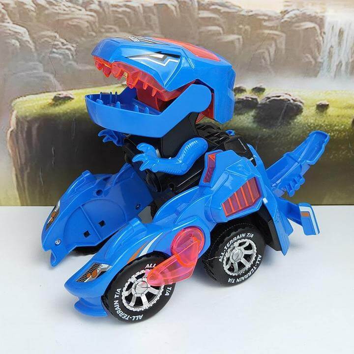 Dinozaur Led Transformabil Auto