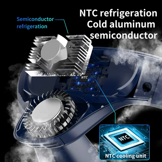 Dispozitiv Portabil de Răcire a Gâtului pentru Bărbați și Femei cu Tehnologie Semiconductor 7