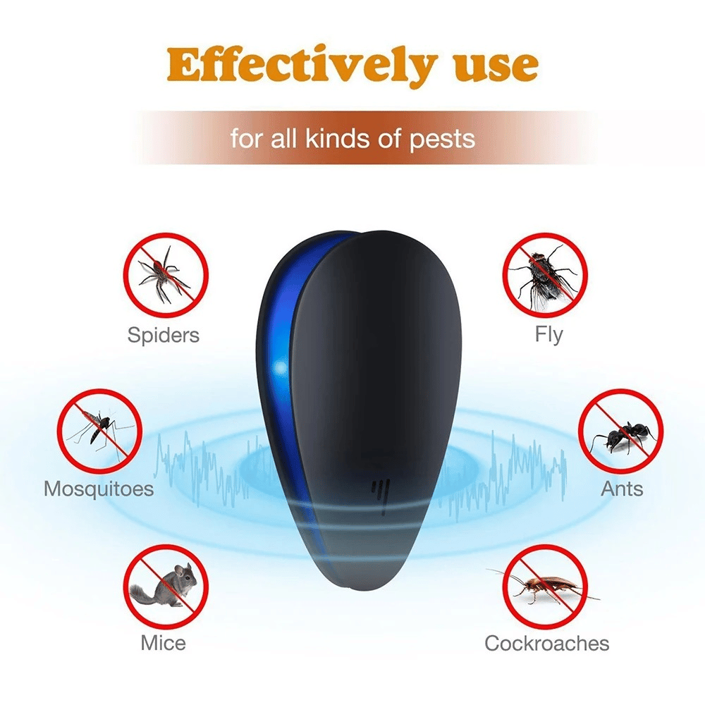 Dispozitiv Ultrasonic pentru Protecția Împotriva Insectelor și Rozătoarelor Modern 2