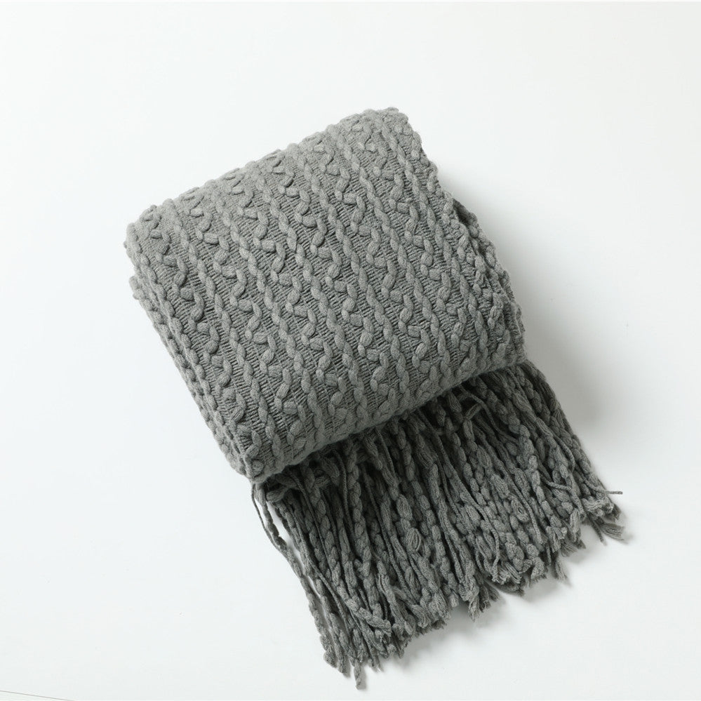 Eșarfă tricotată pentru femei cu design modern 7