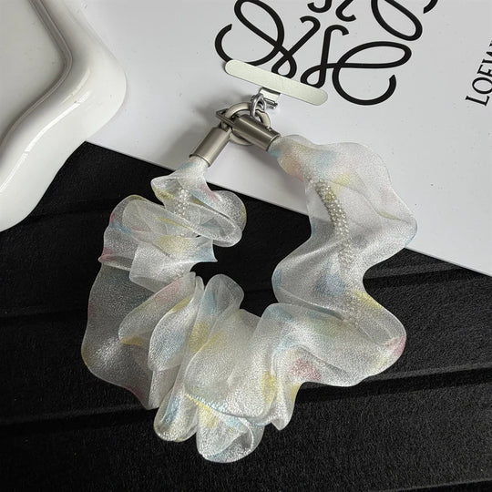 Elastic de păr transparent cu design modern pentru femei 2