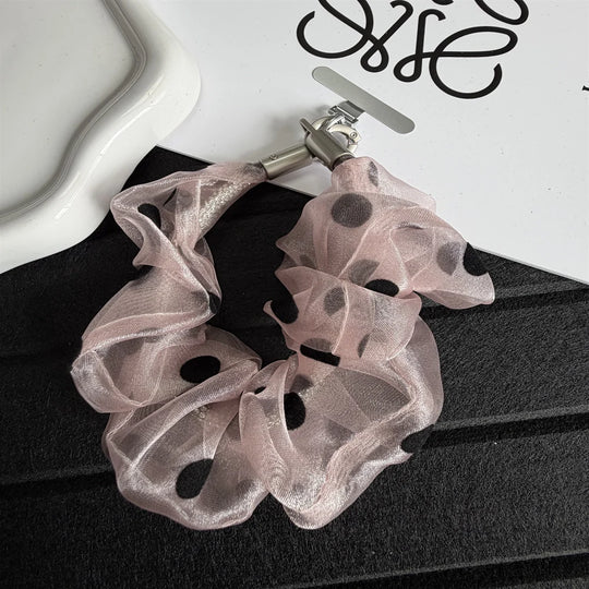 Elastic de păr transparent cu design modern pentru femei 4