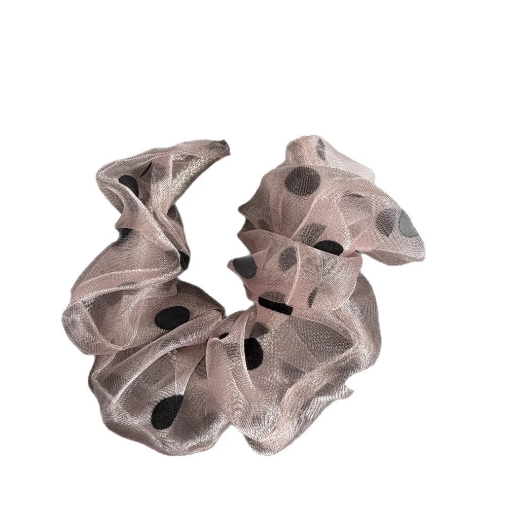 Elastic de păr transparent cu design modern pentru femei 5