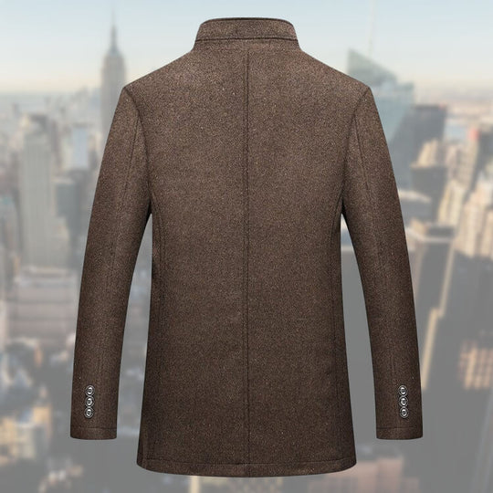 Herre Vinterjakke med Vest Elegant Design Komfortabelt Materiale-6