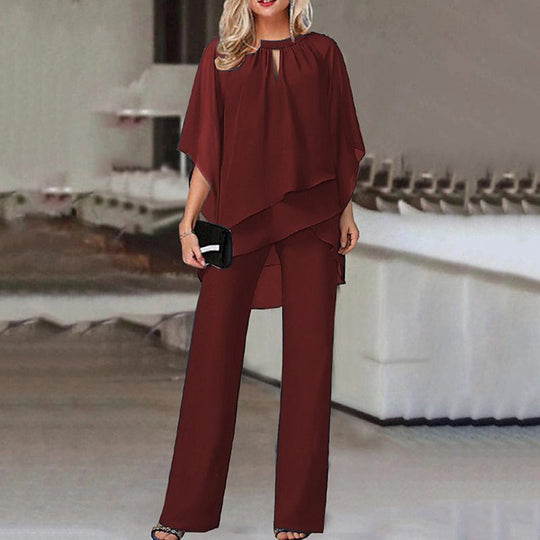 Set elegant pentru femei din țesătură elegantă
