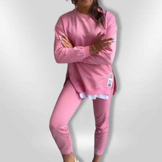 Ensemble de Loungewear Femme Confortable en Tissu Doux 1
