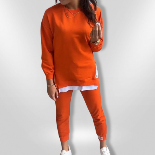 Ensemble de Loungewear Femme Confortable en Tissu Doux 2