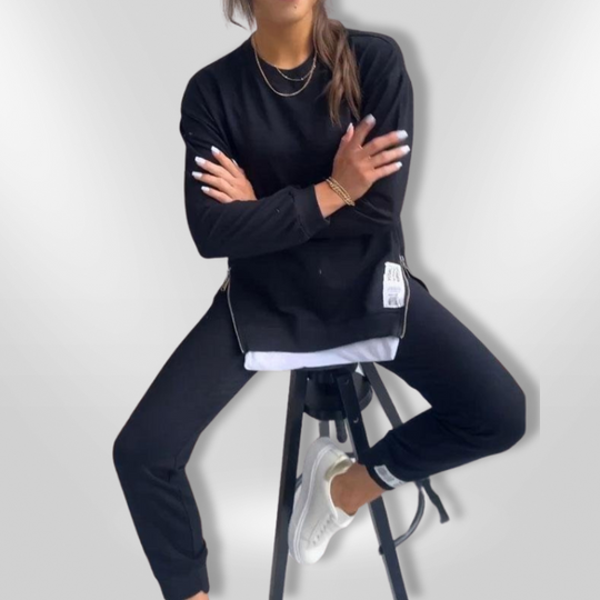Ensemble de Loungewear Femme Confortable en Tissu Doux 3