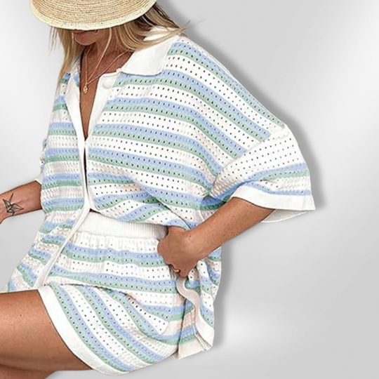 Ensemble en Crochet pour Femmes Chic et Décontracté 2