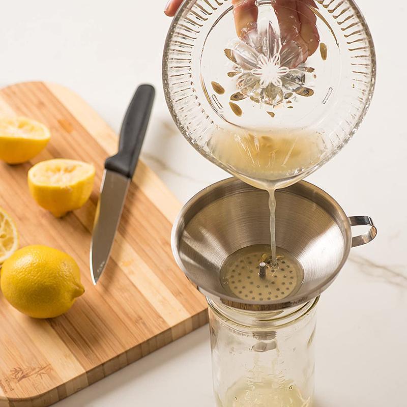Entonstainless Kitchen Oil Funnel