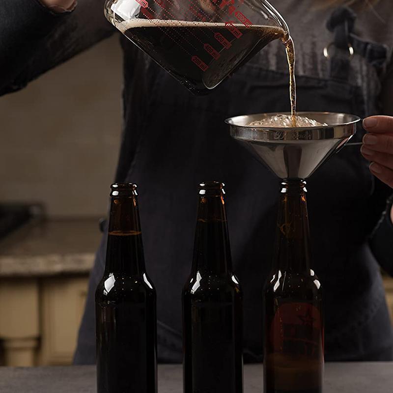 Entonstainless Kitchen Oil Funnel