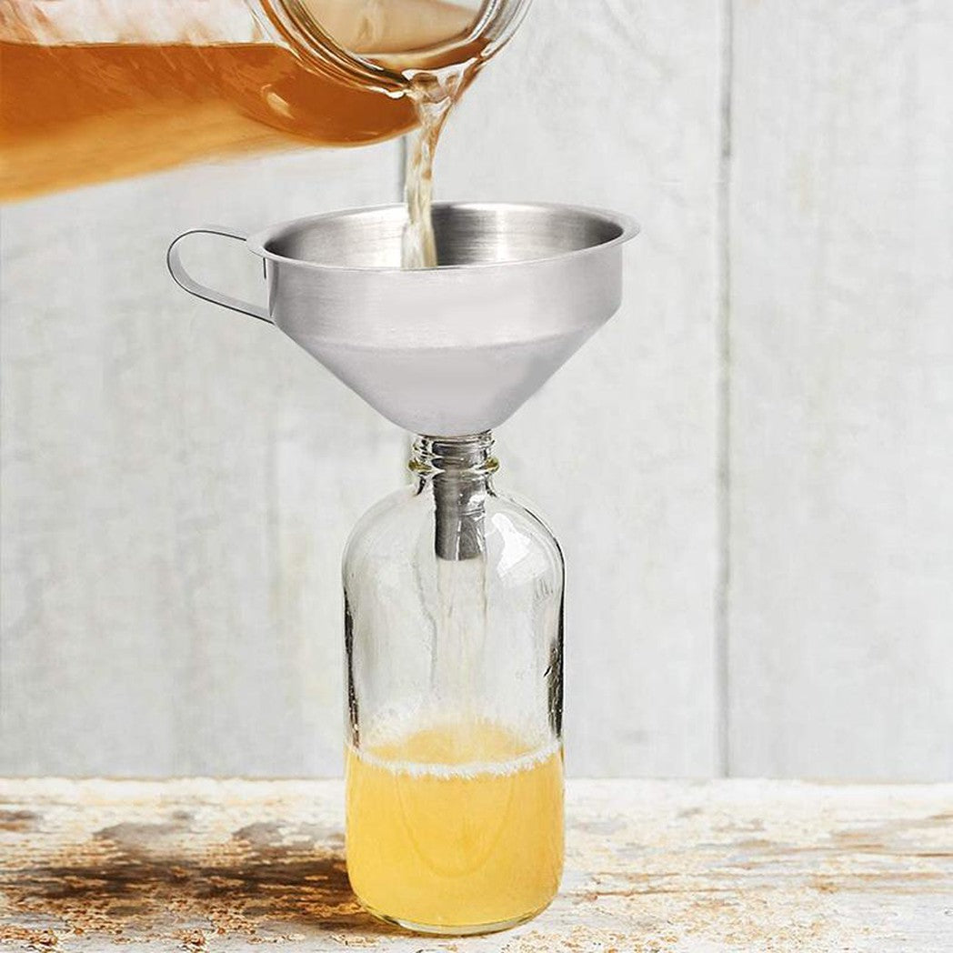 Entonstainless Kitchen Oil Funnel