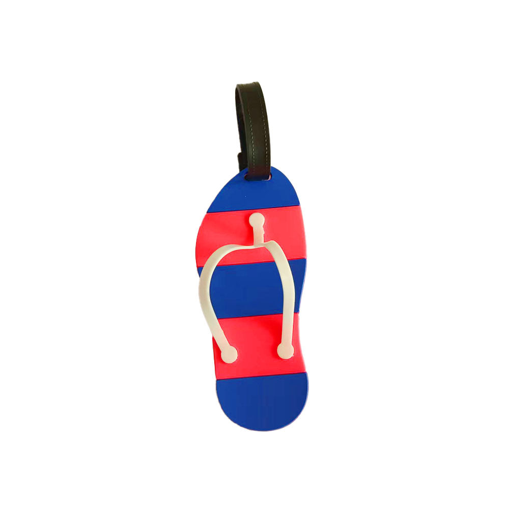 Etichetă de bagaj unisex cu design creativ flip-flop 0