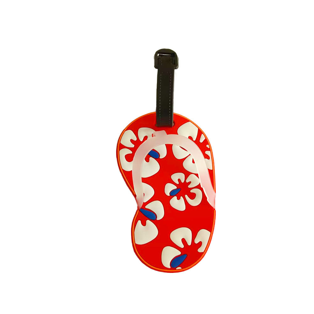 Etichetă de bagaj unisex cu design creativ flip-flop 5
