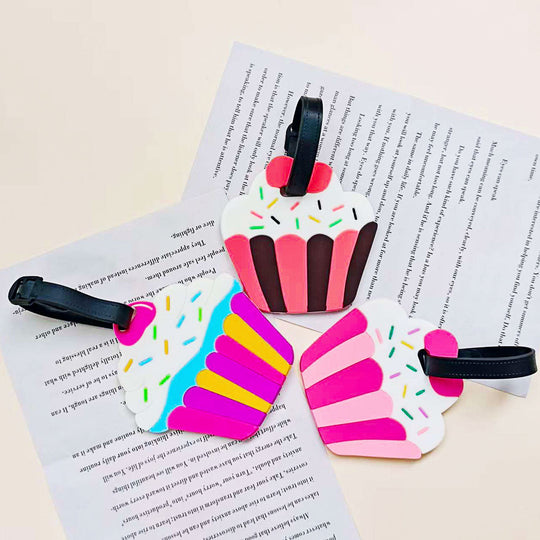 Etichetă de bagaje unisex cu design creativ ciocolată 4