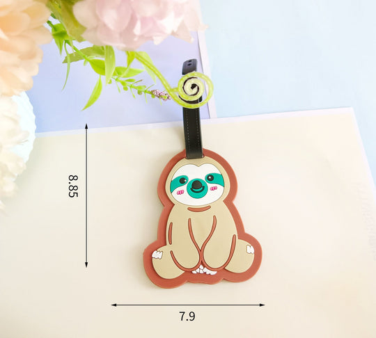 Etichetă de bagaje unisex cu design lamă 6