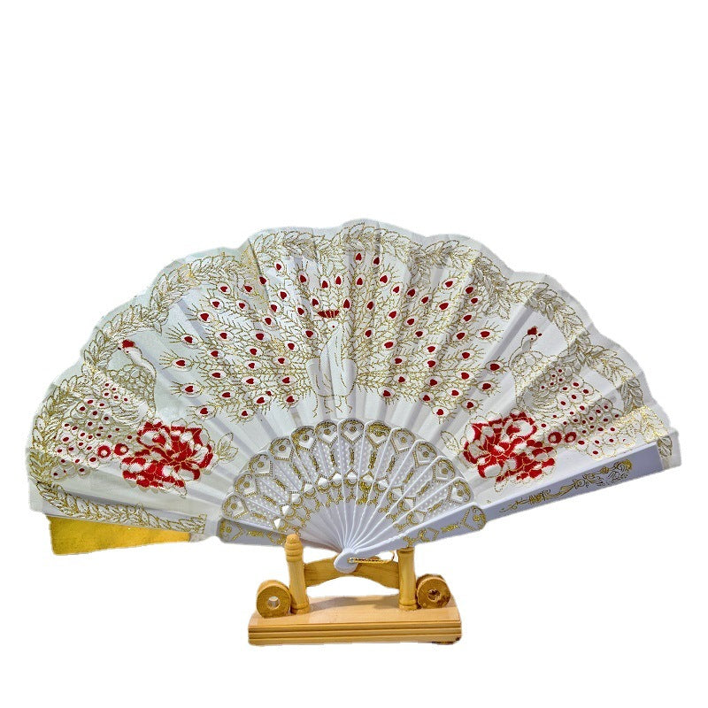 Evantai Pliabil pentru Femei cu Broderie Decorativă 5