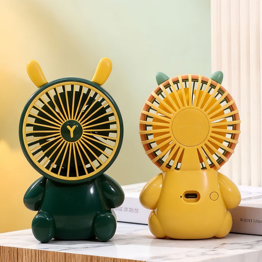 Evantai de Mână cu Design Animal Portabil 1