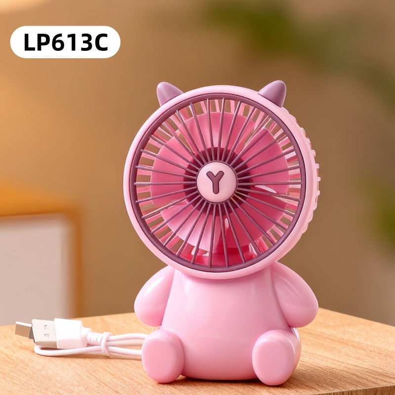 Evantai de Mână cu Design Animal Portabil 5