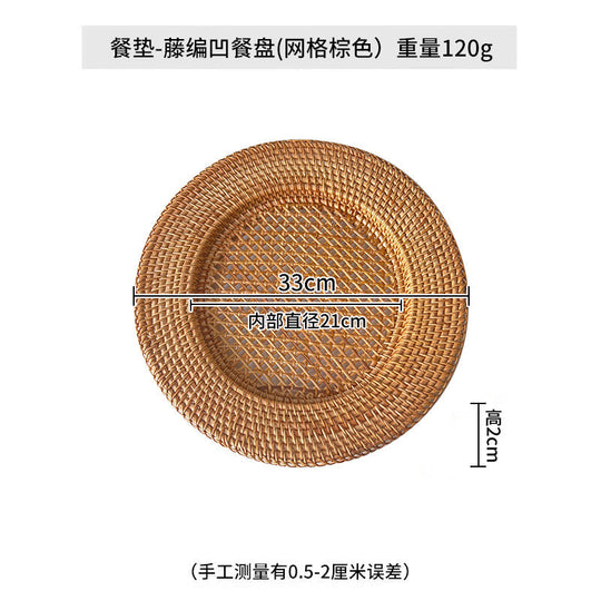 Farfurie Rotundă pentru Servire, Design Delicat, 33 cm, Ideală pentru Mese Festive și Întâlniri Casual 4