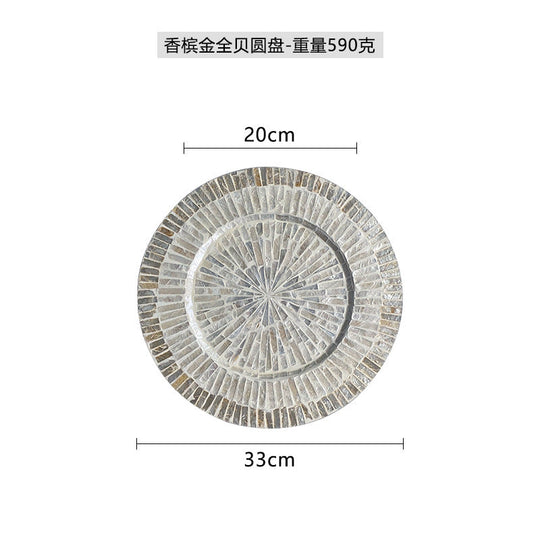 Farfurie de Servire pentru Femei cu Design Floral Atractiv 3