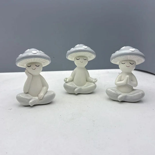 Figurină Decorativă Ciupercă Meditativă pentru Interior 0