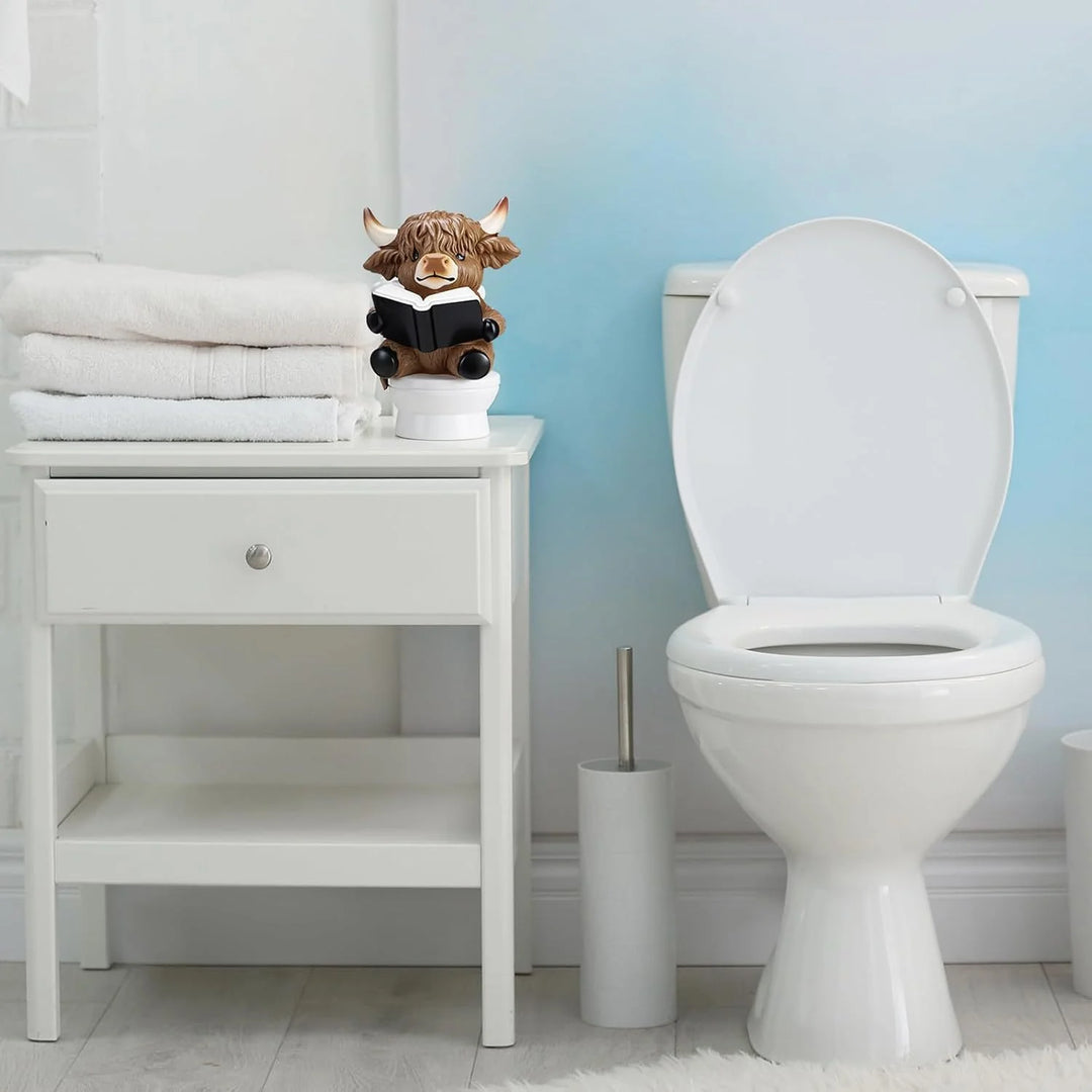 Figurină Decorativă Vacă Highland Amuzantă pentru Interior 4