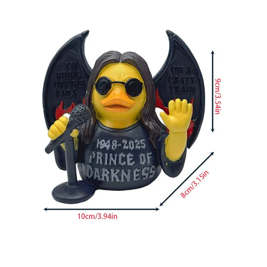 Figurină Rățușcă de Cauciuc cu Design Rocker Amuzant 0