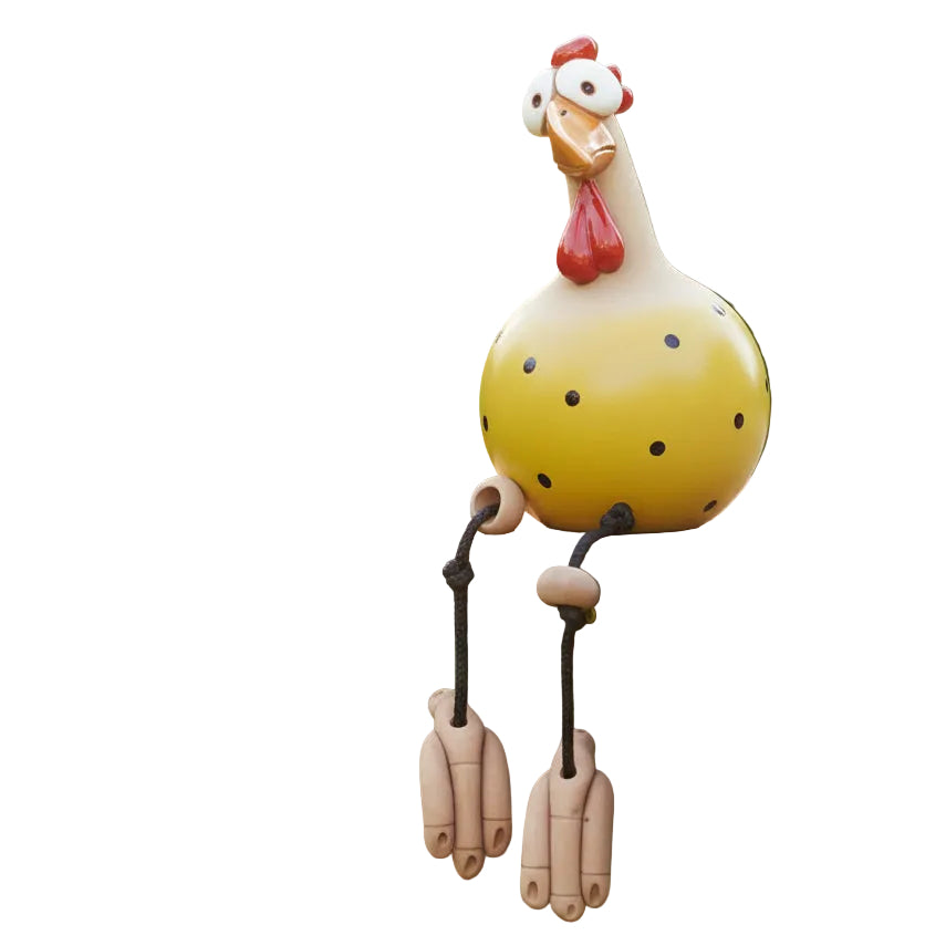 Figurină de Grădină Pui Mobil pentru Decorare Creativă 0
