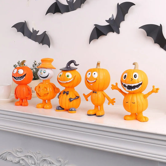 Figurină de Halloween Dovleac Amuzantă pentru Decor 2