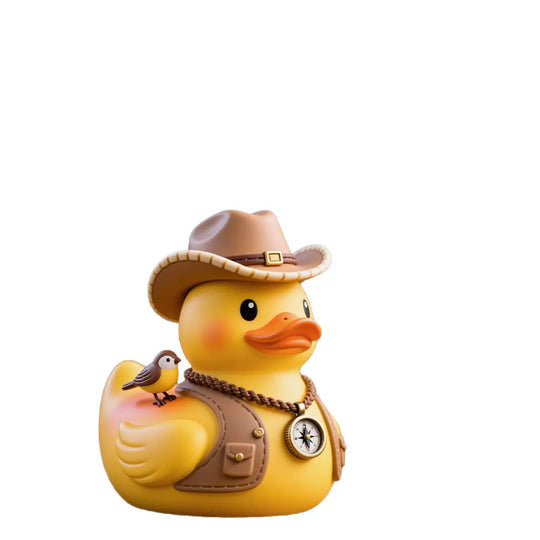 Figurină de cauciuc pentru baie cu tematică cowboy amuzantă 5