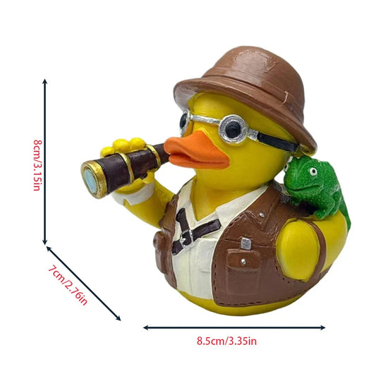 Figurină de cauciuc pentru baie cu tematică cowboy amuzantă 6