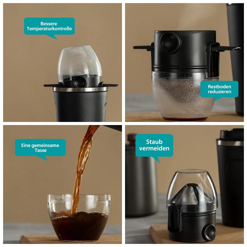 Filtru de Cafea Reutilizabil Compact cu Microfiltru pentru Cafetieră 5