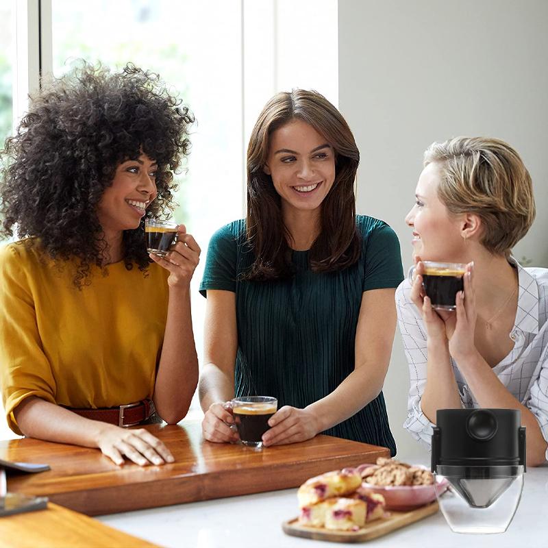 Filtru de Cafea Reutilizabil Compact cu Microfiltru pentru Cafetieră 6
