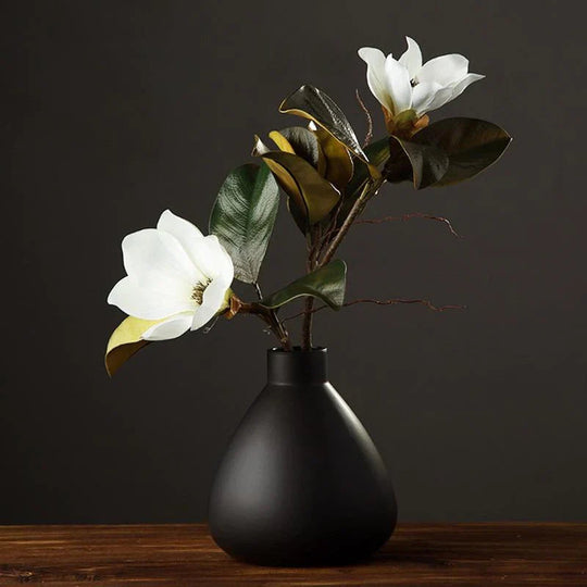 Floare de Mătase Magnolia pentru Aranjamente Florale Decorativă 1