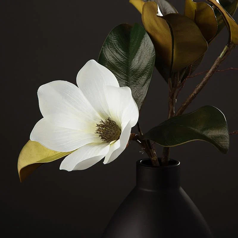 Floare de Mătase Magnolia pentru Aranjamente Florale Decorativă 4