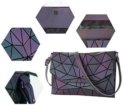 Geanta Crossbody Geometrică Luminoasă