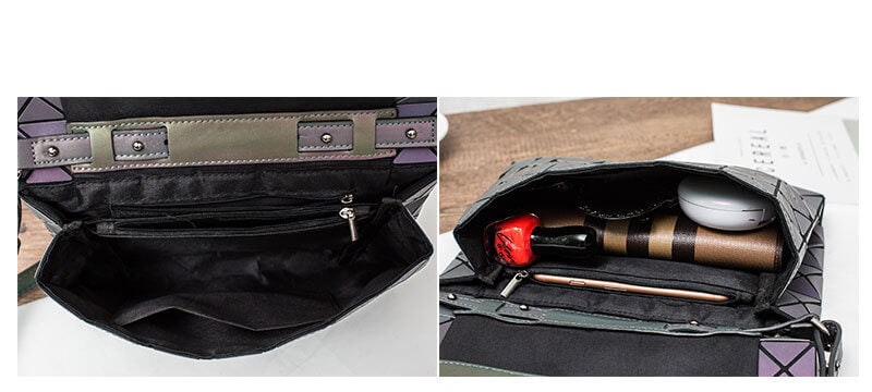 Geanta Crossbody Geometrică Luminoasă