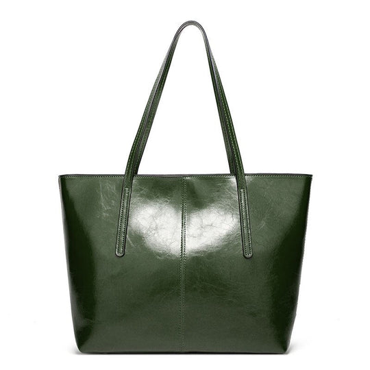 Geanta Tote Din Piele Vintage Cu Ulei