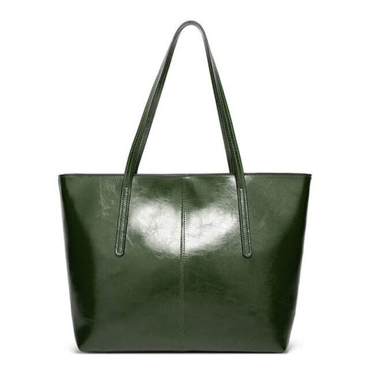 Geanta Tote Din Piele Vintage Cu Ulei