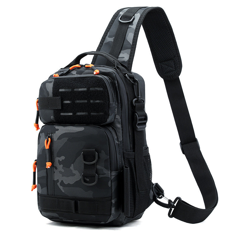 Geantă Tactică Sling pentru Bărbați cu Compartimente Multiple 3