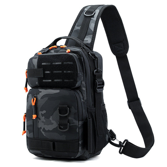 Geantă Tactică Sling pentru Bărbați cu Compartimente Multiple 3