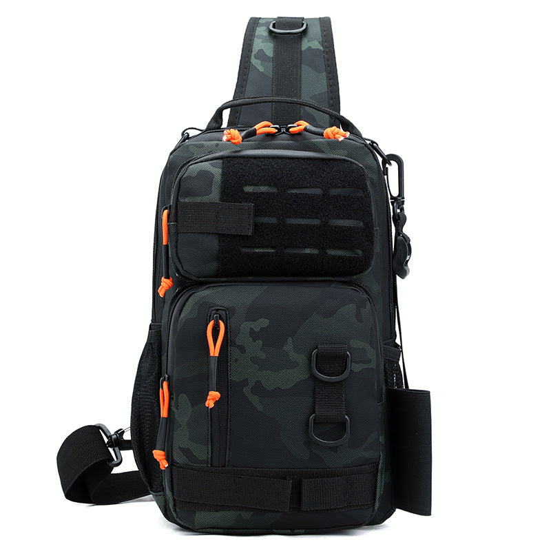 Geantă Tactică Sling pentru Bărbați cu Compartimente Multiple 4