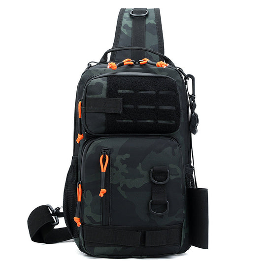 Geantă Tactică Sling pentru Bărbați cu Compartimente Multiple 4