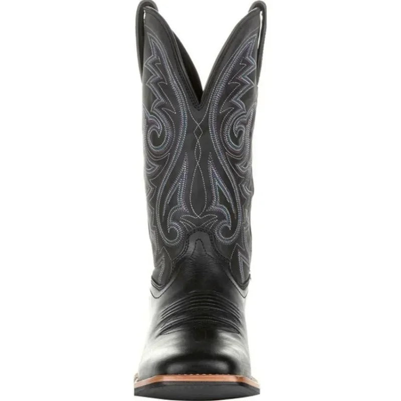 Ghete de cowboy din piele pentru bărbați 4