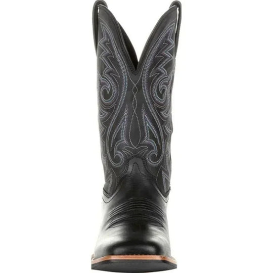 Ghete de cowboy din piele pentru bărbați 4